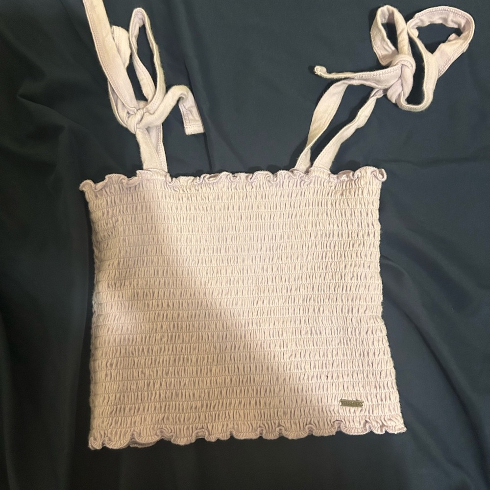 Hollister Lavender Smocked Tank